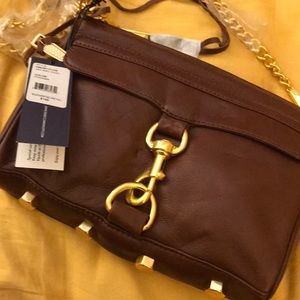 Rebecca Minkoff NEW W TAGS brown Mini MAC Bag